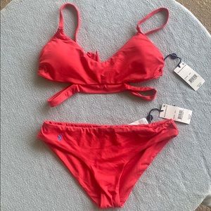 Ralph Lauren red bikini